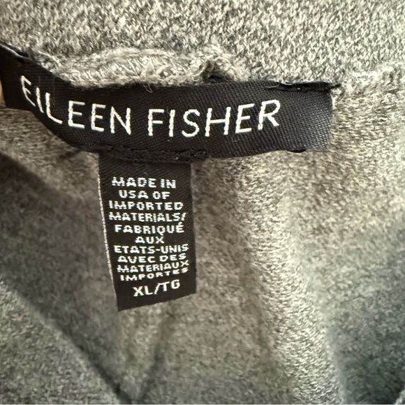 Eileen Fisher Cropped Gray Dress Pants, XL - Picture 8 of 12